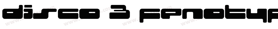 disco 3 fenotype字体转换